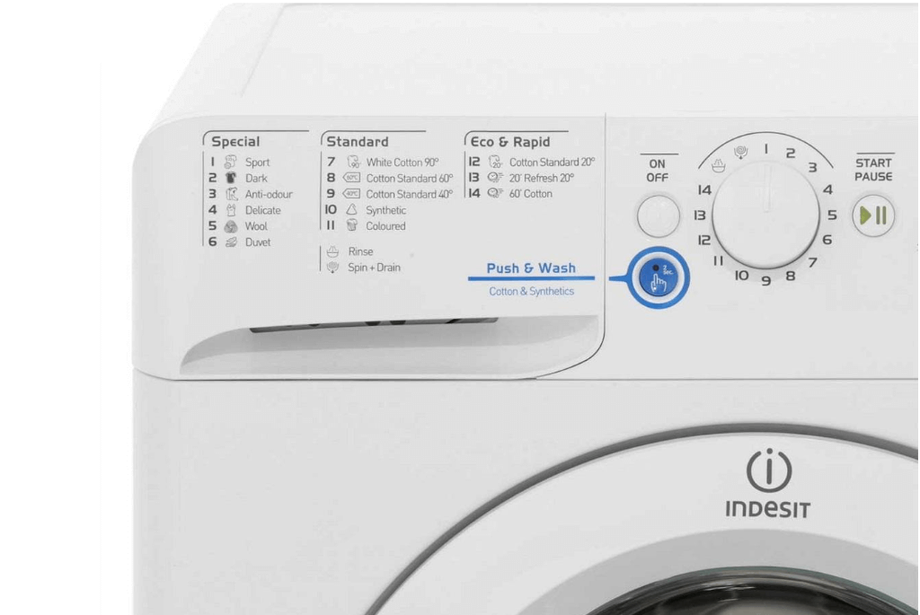 Не горят индикаторы стиральной машины Ignis